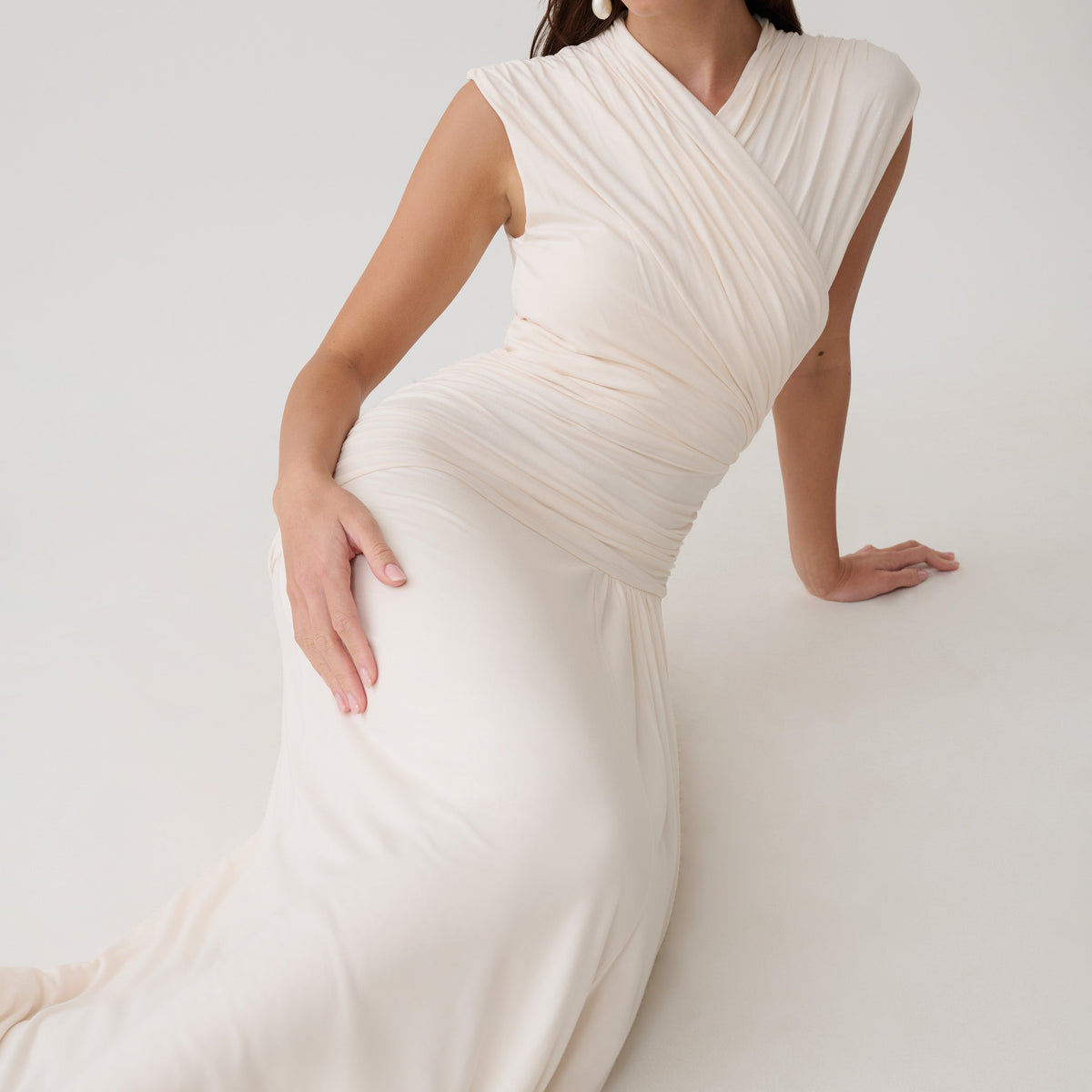 Winslow Soft-Touch Crossover-Kleid