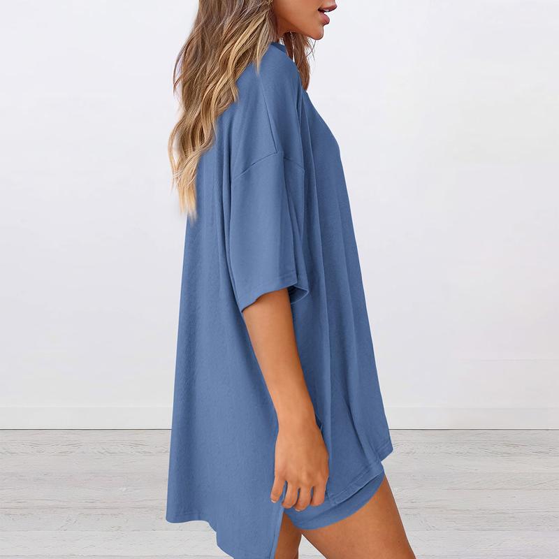 Oversized Tee & Bike Short Set