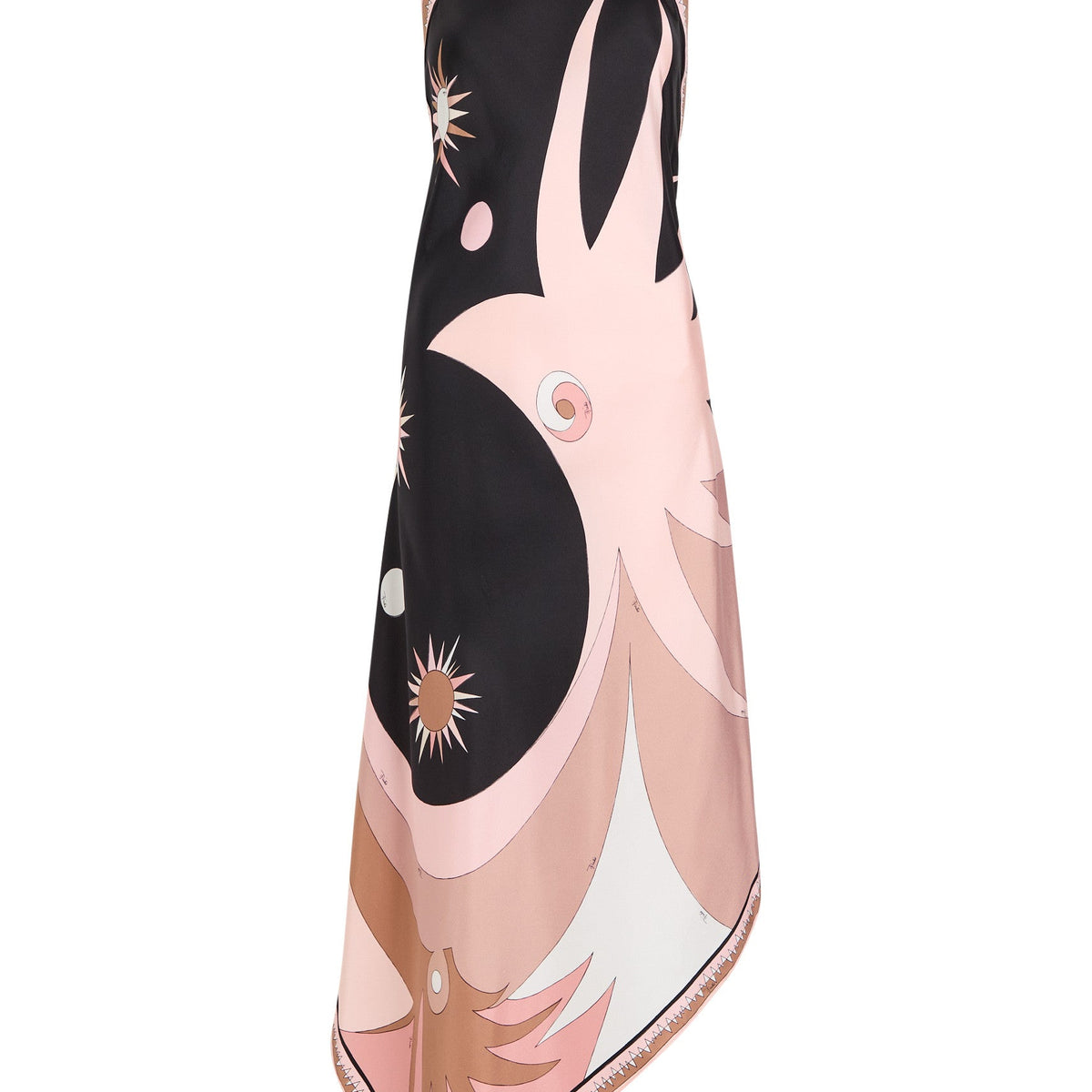 Celeste Open-Back Scarf Dress