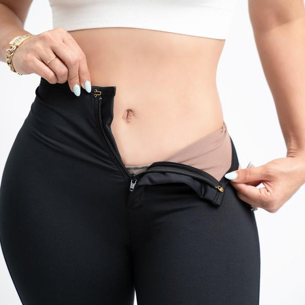 Pantalon évasé sculptant taille haute