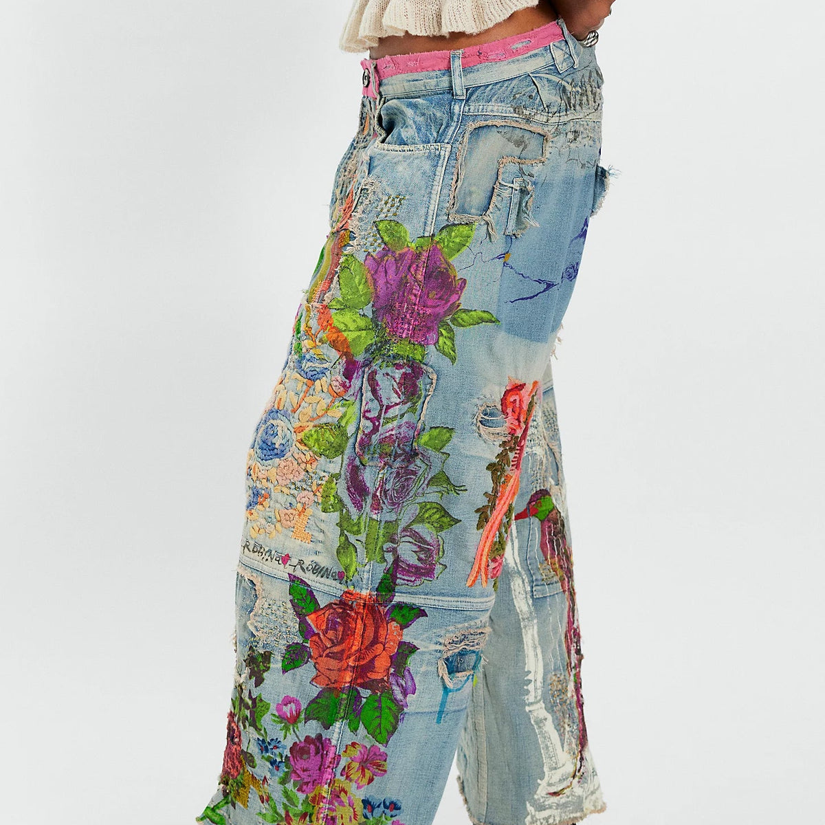 Pearl Artisan Cropped Jeans