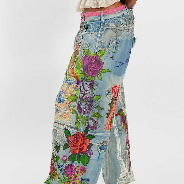 Pearl Artisan Cropped Jeans