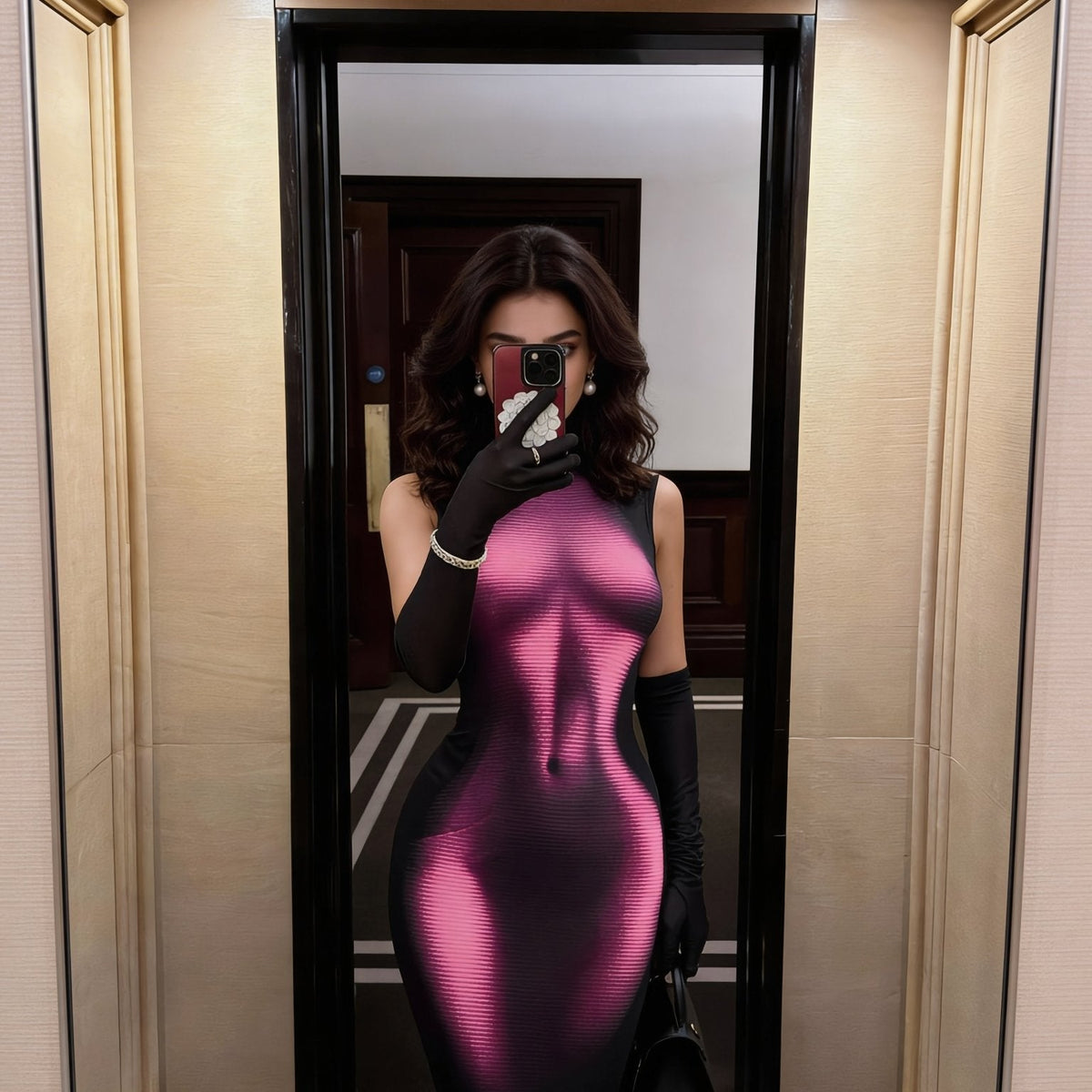 Amara Second-Skin Maxikleid