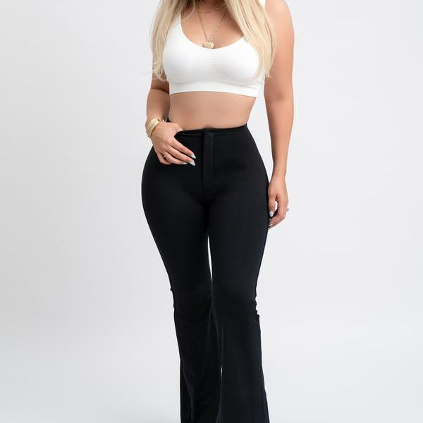 High-Waisted Sculpting Flare Pants