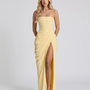 Robe longue bustier drapée Cyrana