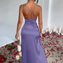 One-Shoulder Satin Silk Gown